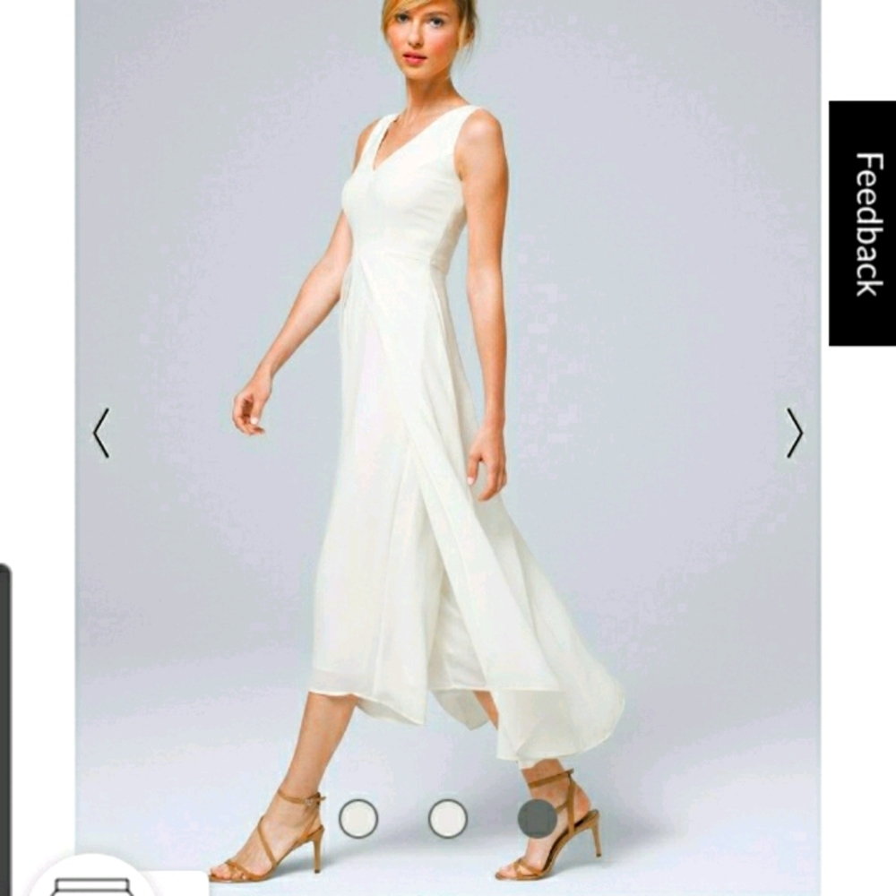 NWT White House Black Market Overlay jumpsuit